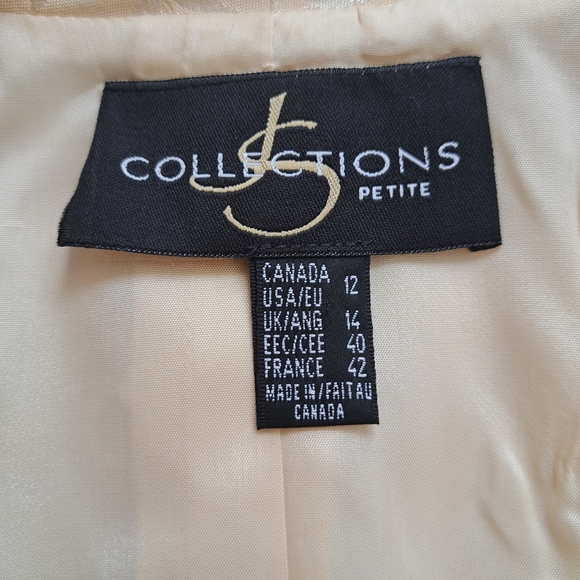 JS Collections Elegant Dress With Jacket Set Size 12 Petites - Picture 8 of 12